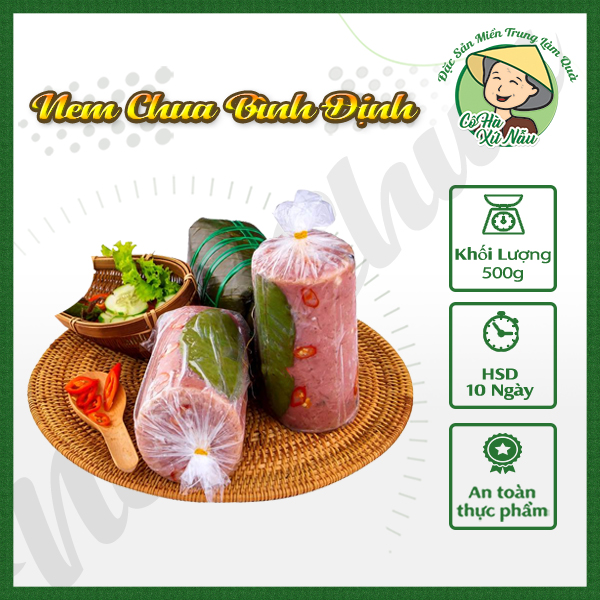 Nem Chua Chợ Huyện Bình Định - Cây 400gr