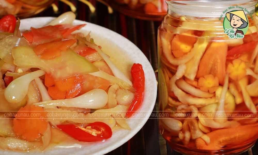 Bảo quản Dưa món miền Trung
