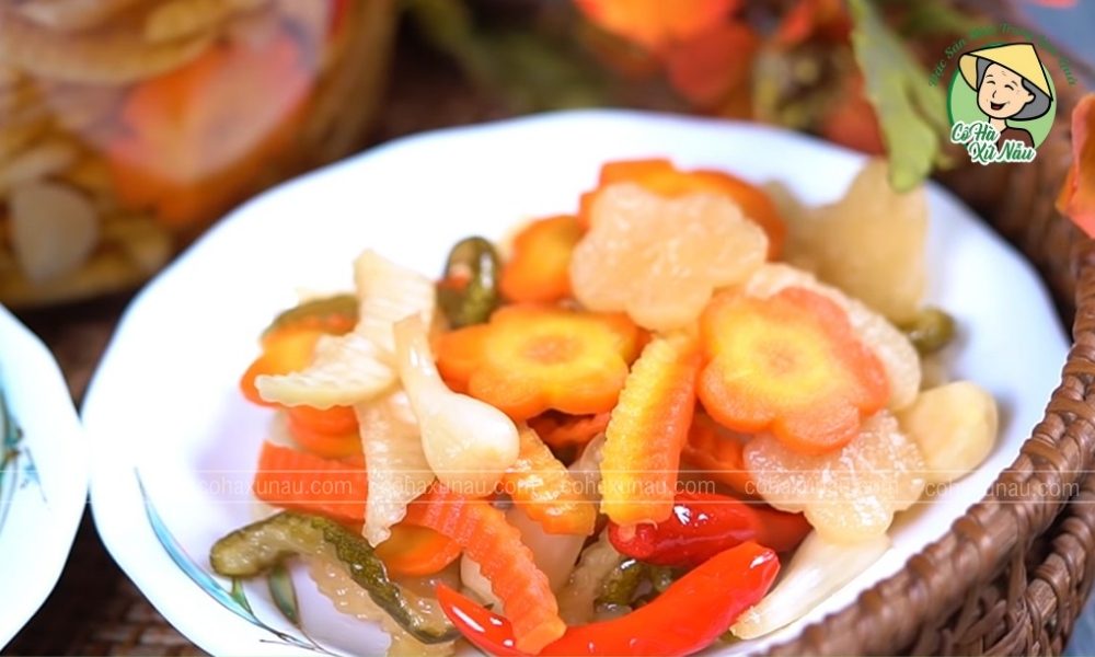 dưa món miền Trung chuẩn vị