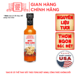 Nước mắm gừng Làng Chài Xưa, nguyên liệu tươi, thơm ngon đặc biệt từ gừng, tỏi, ớt tươi