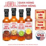 Combo 4 chai nước chấm pha sẵn Làng Chài Xưa