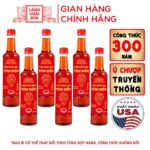 Combo 6 chai nước mắm tôm biển Làng Chài Xưa 525ml