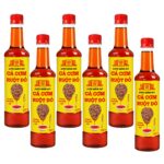 Combo 6 chai nước mắm nhỉ cá cơm ruột đỏ Làng Chài Xưa