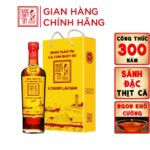 Nước mắm Tĩn cá cơm ruột đỏ chai thủy tinh 60N