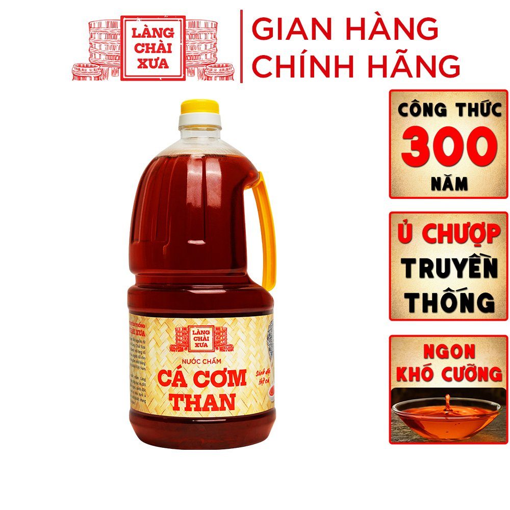 Nước Chấm Cá Cơm Than Làng Chài Xưa 2 lít